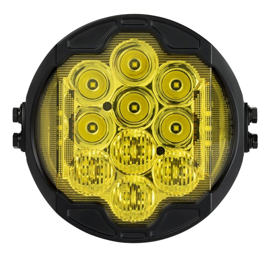 HogWorkz 7" LED Goldtooth Performance Headlight For Harley Low Rider ST 2022-2026
