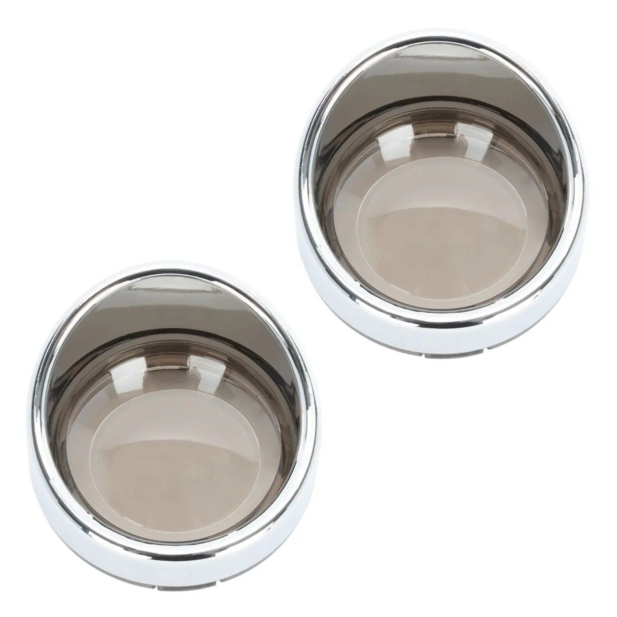 HogWorkz Bullet Style Turn Signal Visor Trim Rings And Lens For Harley - Image 6