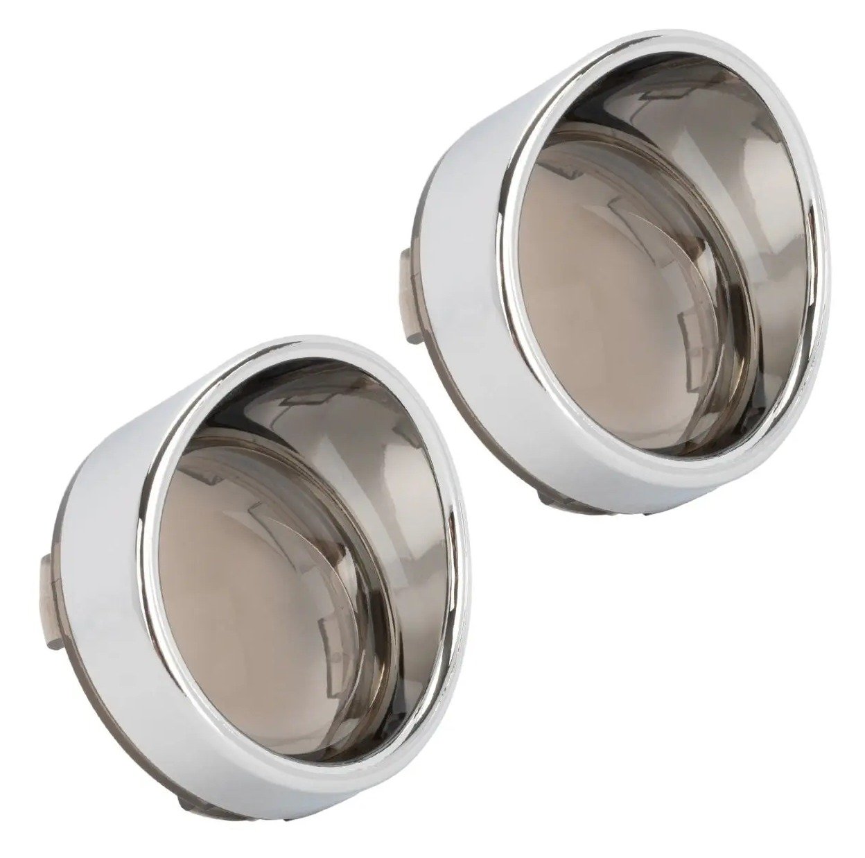 HogWorkz Bullet Style Turn Signal Visor Trim Rings And Lens For Harley - Image 8