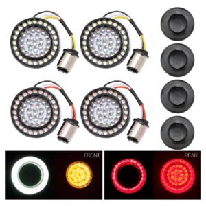 HogWorkz Halomaker LED Front & Rear Turn Signals For Harley 2000-2025