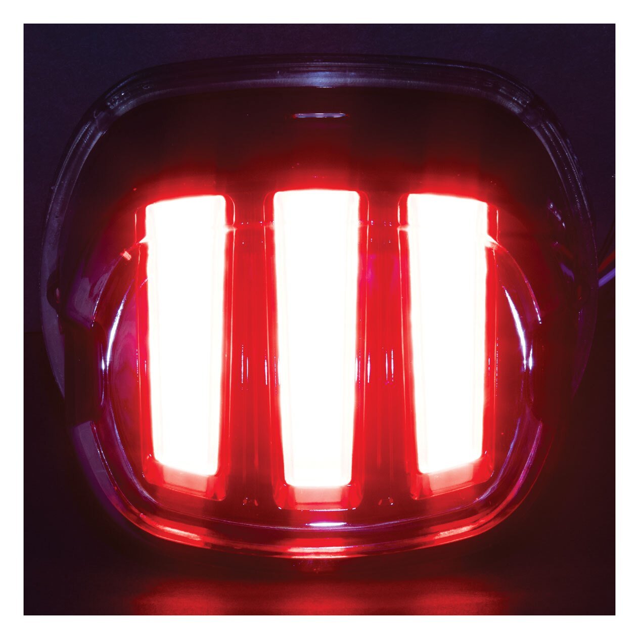 HogWorkz Ignitez Black/Smoke Led Taillight With Plate Light For Harley 1999-2026 - Image 4