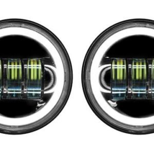 HogWorkz LED 4 1/2" Halomaker Passing Lamps For Harley