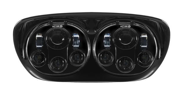 HogWorkz LED Dual Headlights For Harley Road Glide 1998-2013 - Image 3