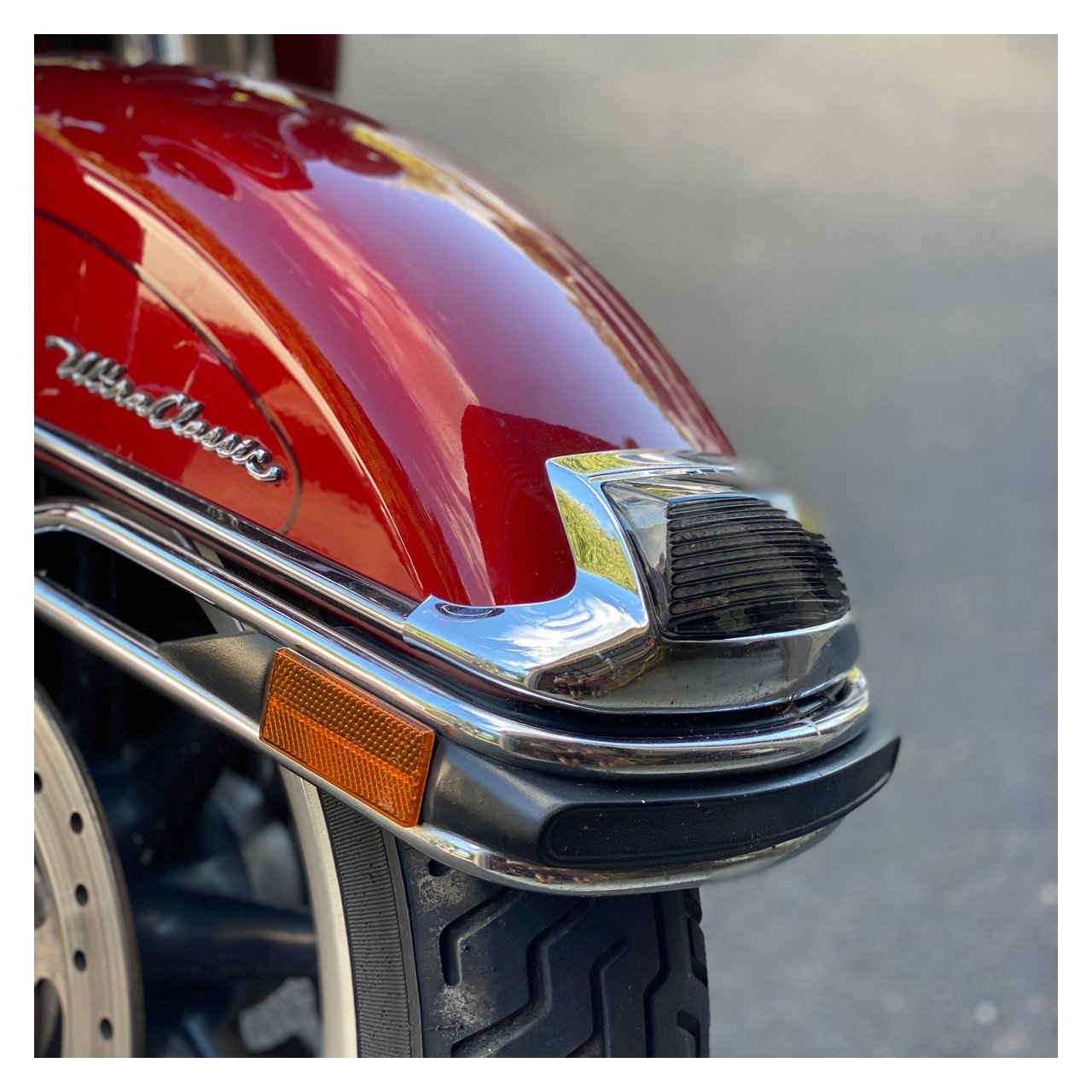 HogWorkz LED Front Fender Tip Light For Harley Touring / Softail 1981-2017 - Image 7