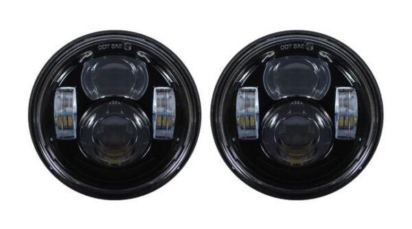 HogWorkz LED Headlights For Harley Fat Bob 2008-2017