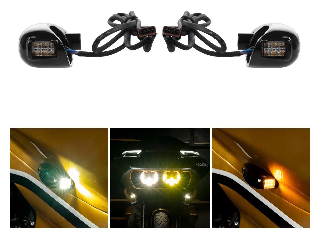 HogWorkz LED Podz Turn Signals For Harley Road Glide 2015-2025 - Image 8