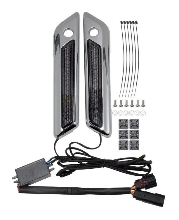 HogWorkz LED Saddlebag Latch Coverz For Harley Touring 2014-2025 - Image 5