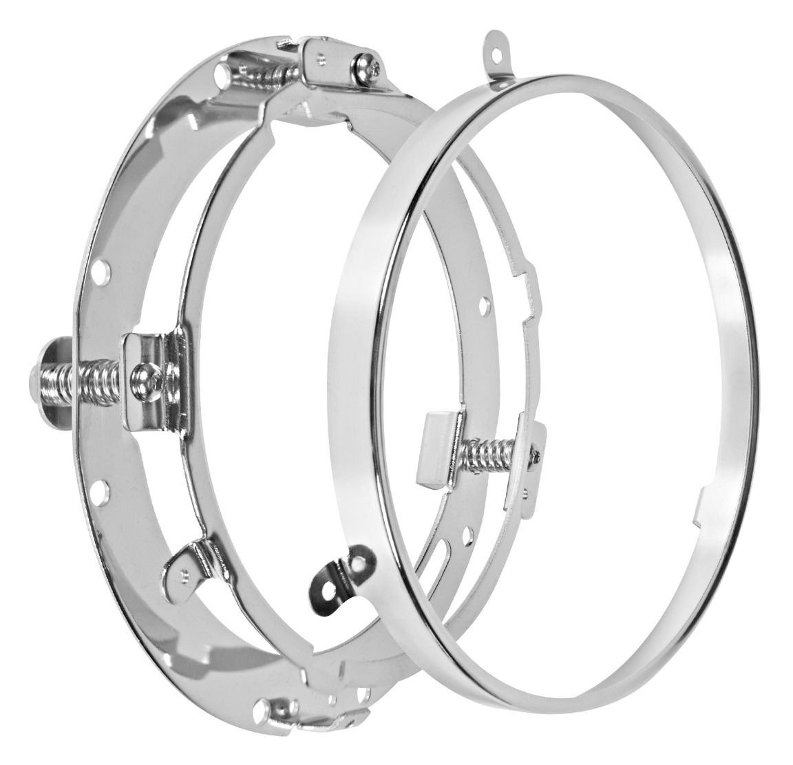 HogWorkz Mounting Bracket & Ring For 7" LED Headlights For Harley Touring 1994-2013 - Image 5