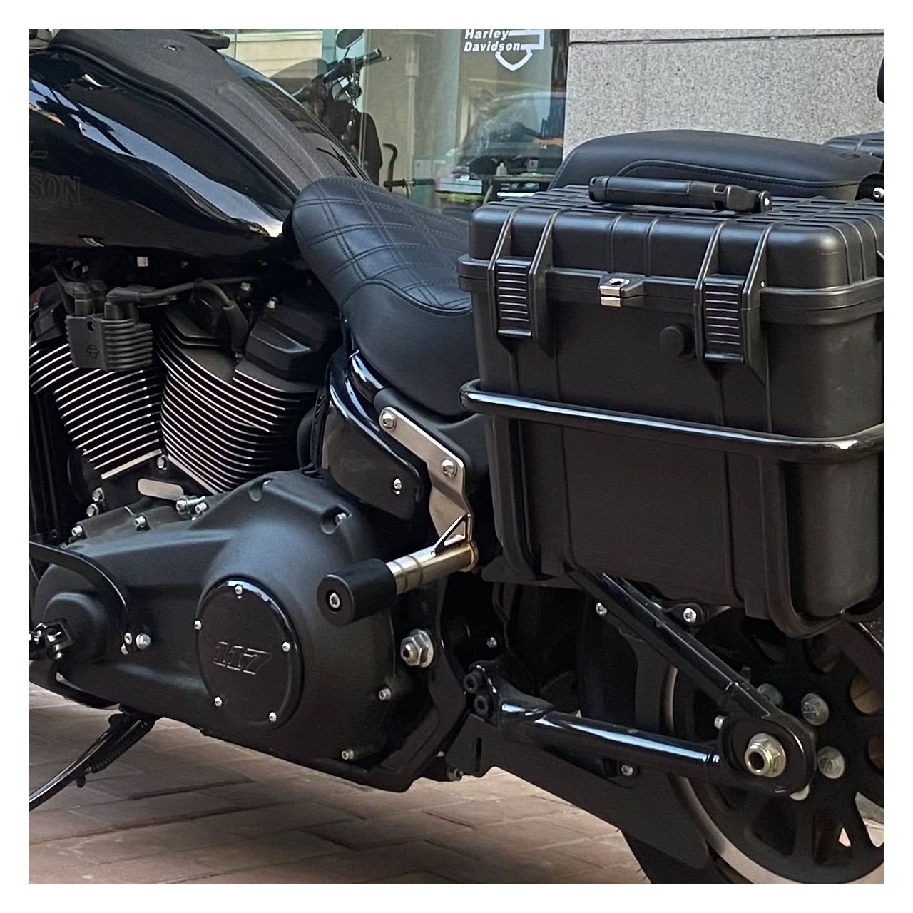 HogWorkz Passenger Peg Crash Bar / Frame Slider For Harley Softail 2018-2026 - Image 6