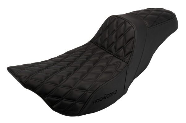 HogWorkz Rise Up Double Diamond Seat For Harley