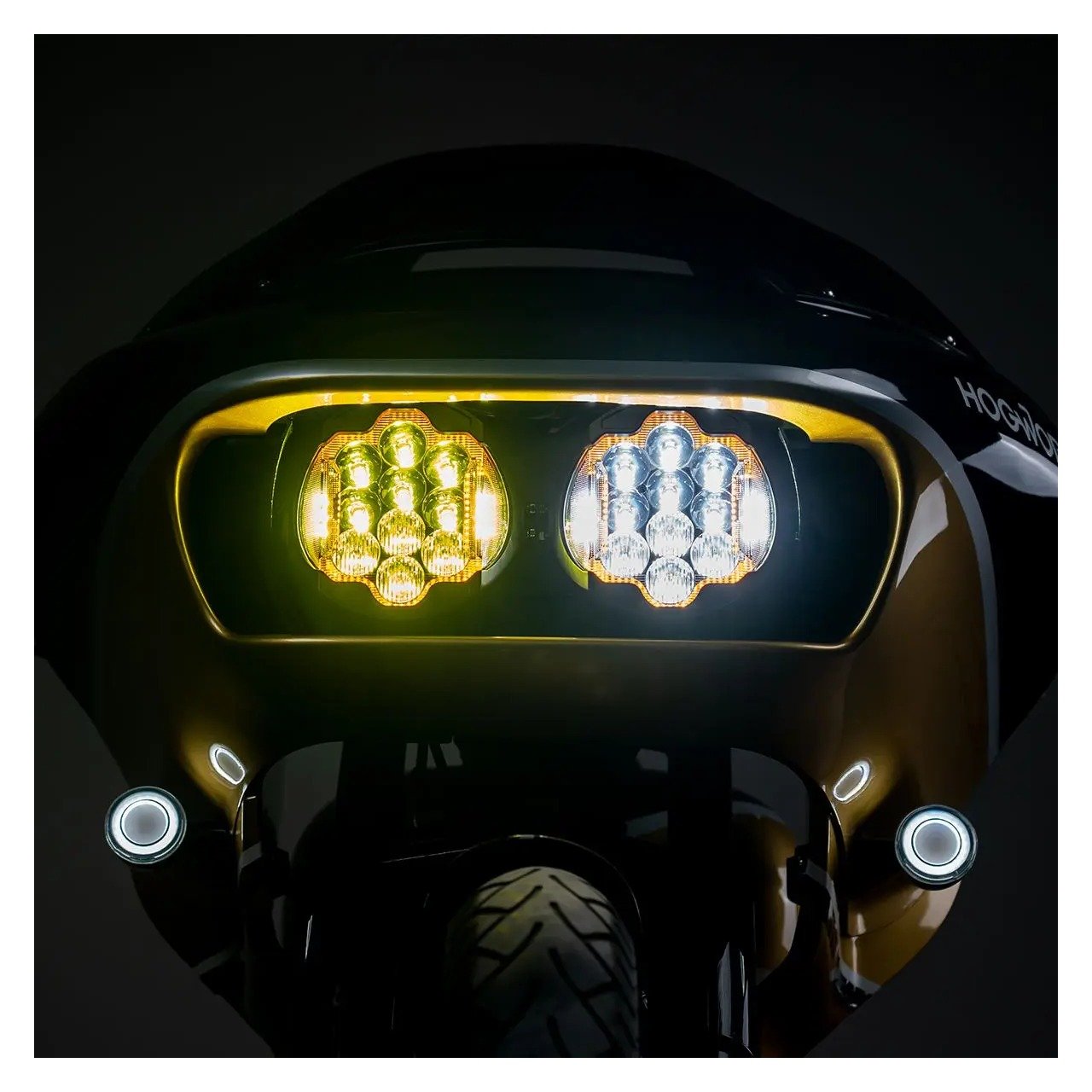 HogWorkz Sabertooth Performance LED Headlight For Harley Road Glide 2015-2025 - Image 8