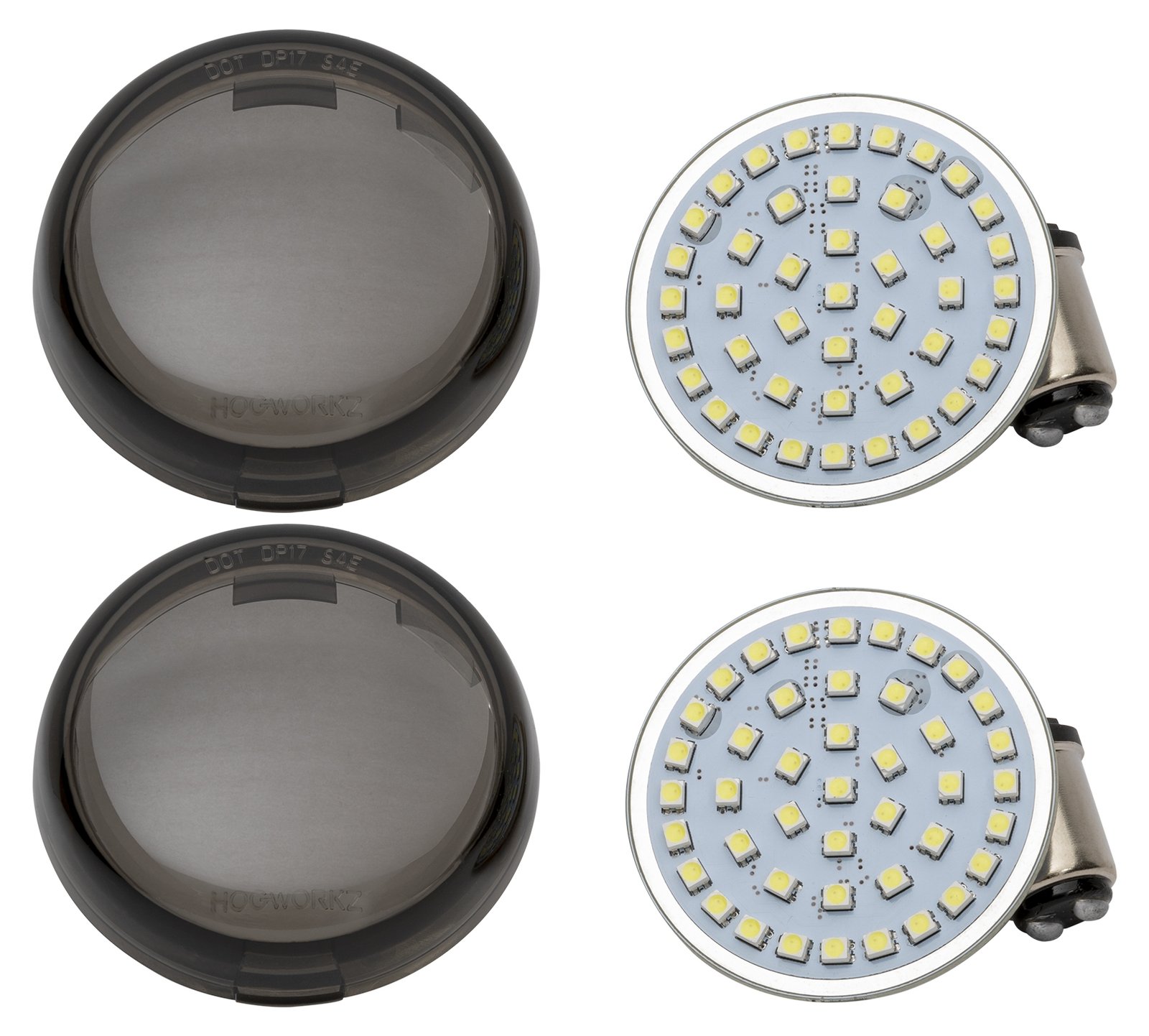 HogWorkz Sequentialz 1157 Front LED Inserts For Harley Bullet Style Turn Signals - Image 2