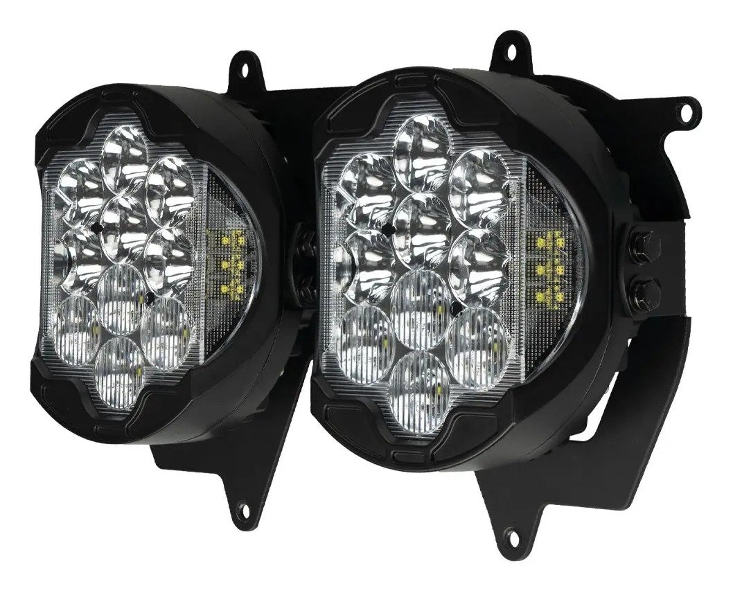 HogWorkz Silvertooth Performance LED Headlight For Harley Road Glide 2015-2025 - Image 2