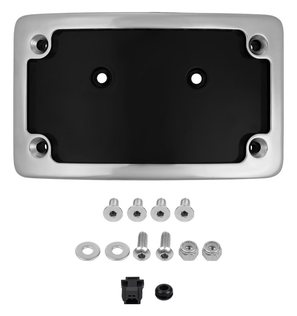 HogWorkz Universal LED Flush License Plate Mount For Harley - Image 6