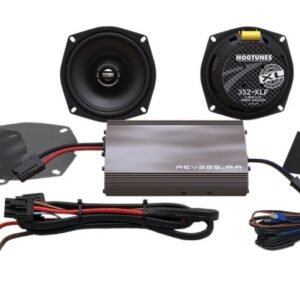 Hogtunes Front Speaker And Amp Kit For Harley 1998-2013