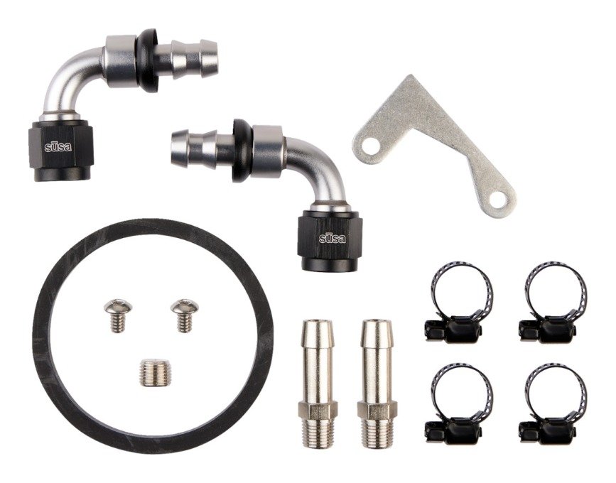 Jagg Oil Coolers 10-Row Low Mount Oil Cooler Kit For Harley - Image 3