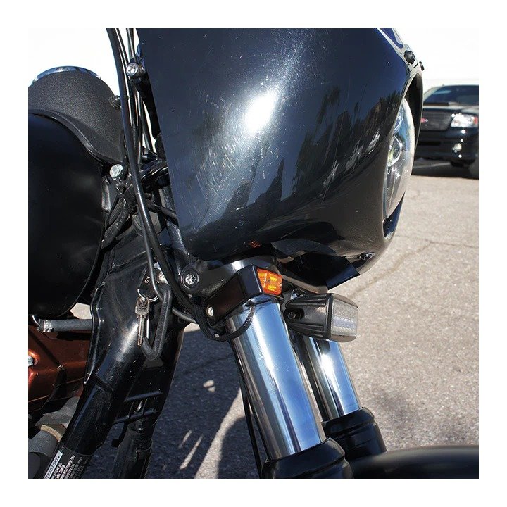 Joker Machine Rectangle Fork Mount LED Turn Signals - Image 5