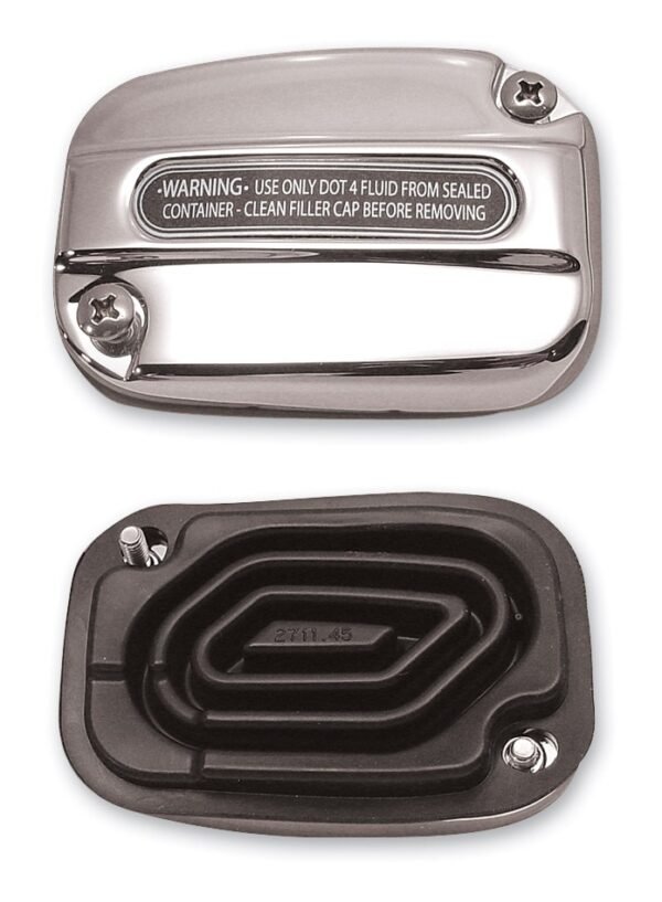 Milwaukee Twins OEM-Style Front Brake Master Cylinder Cover For Harley 2006-2025