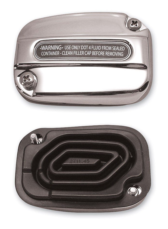 Milwaukee Twins OEM-Style Front Brake Master Cylinder Cover For Harley 2006-2025
