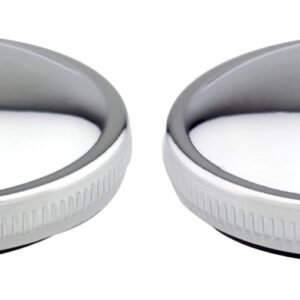 Milwaukee Twins Plain Gas Cap Set For Harley FL FX XL 1965-1982