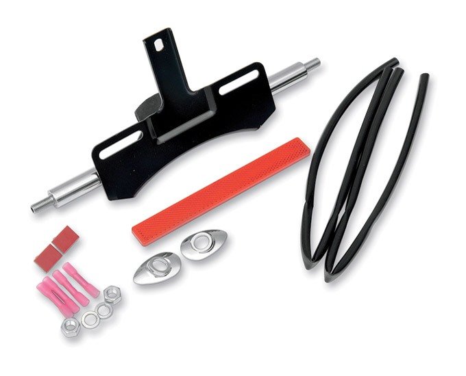 Milwaukee Twins Rear Turn Signal Relocation Kit For Harley Dyna 2000-2017