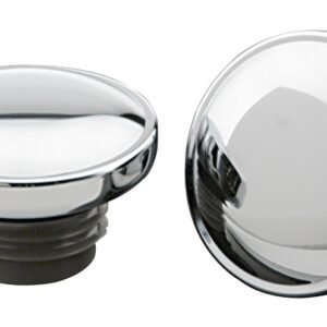 Milwaukee Twins Replacement Stock Style Gas Cap Set For Harley 1983-1995