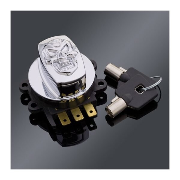 Milwaukee Twins Skull Electronic Ignition Switch For Harley 1996-2013