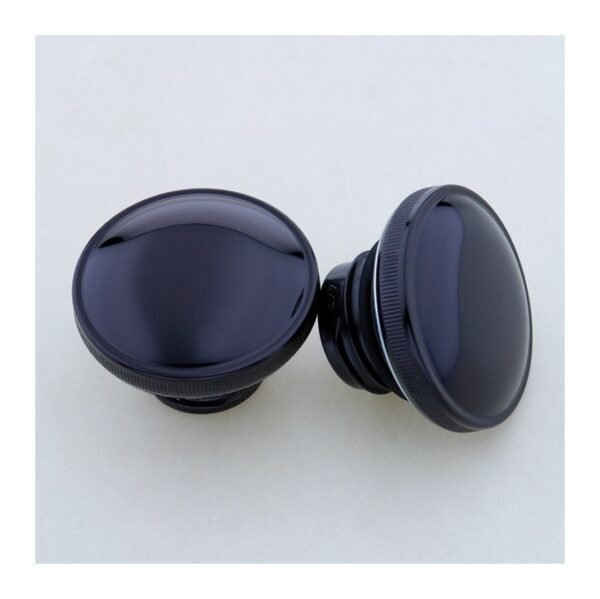 Milwaukee Twins Steel Gas Cap Set For Harley 1984-1996
