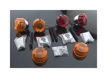 J&P Cycles Turn Signal Light Kit For Harley 1984-1995