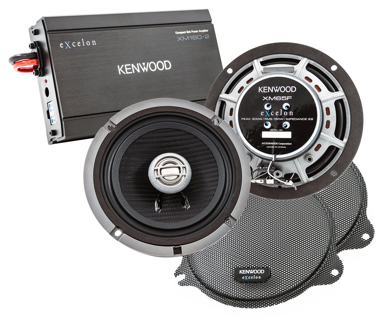 Kenwood eXcelon Front Speaker And Amplifier Package For Harley Touring 2014-2026 - Image 3