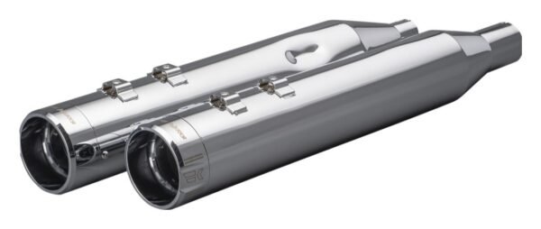 Khrome Werks HP Plus 4.5" Klassic Tip Slip-On Mufflers For Harley Touring 2017-2026