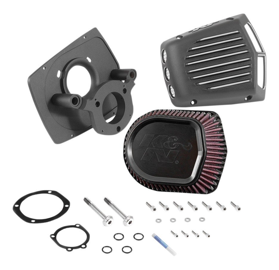 K&N Street Metal Shaker Air Intake Kit For Harley - Image 2