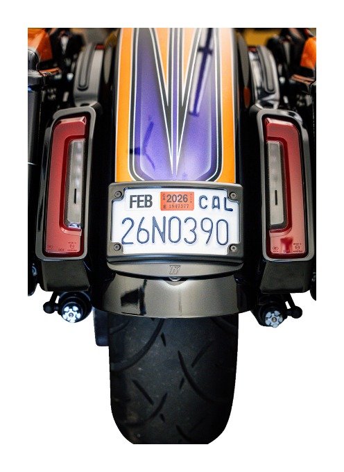 Kodlin USA Curved License Plate Mount Kit For Harley FLHX / FLTRX 2023-2026 - Image 4