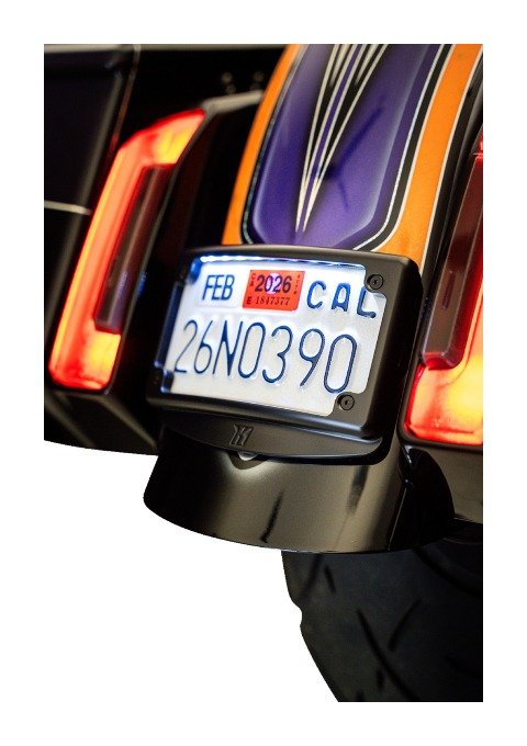 Kodlin USA Curved License Plate Mount Kit For Harley FLHX / FLTRX 2023-2026 - Image 5