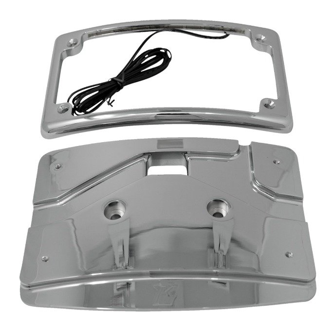 Kodlin USA Curved License Plate Mount Kit For Harley FLHX / FLTRX 2023-2026 - Image 2