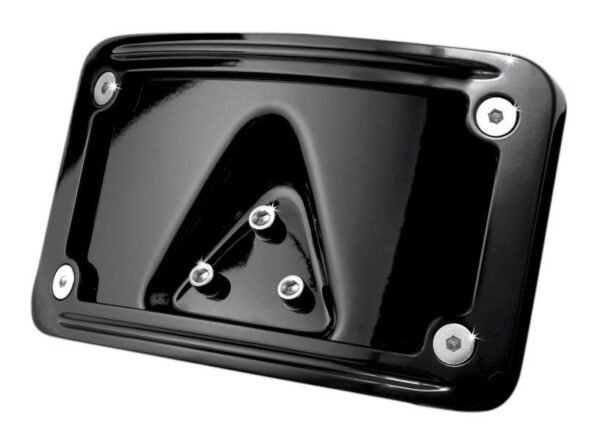 Kuryakyn Curved Laydown License Plate Frame Mount For Harley