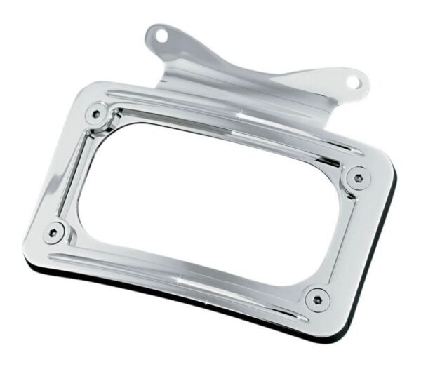Kuryakyn Curved License Plate Frame Mount For Harley