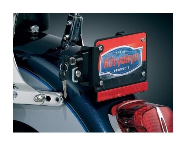 Kuryakyn Universal License Plate Helmet Lock With Mount