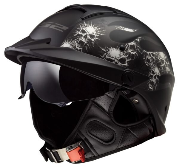 LS2 Rebellion Bones Helmet (MD and XL)