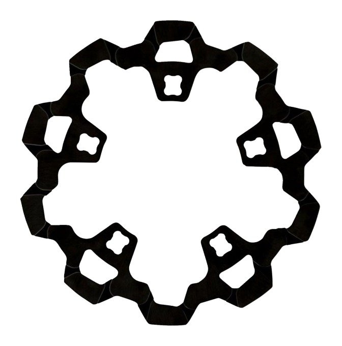 Lyndall Brakes Gas Slot Enforcer 11.8" Front Brake Rotor For Harley Touring 2014-2025