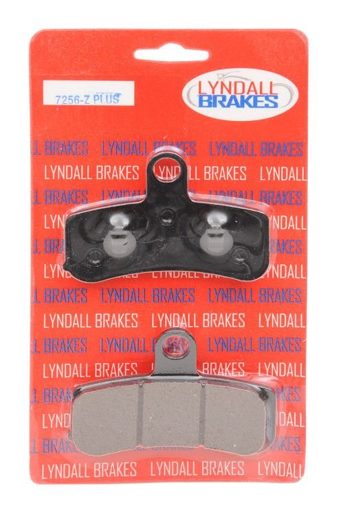 Lyndall Brakes Z-Plus Carbon / Aramid Front Brake Pads For Harley