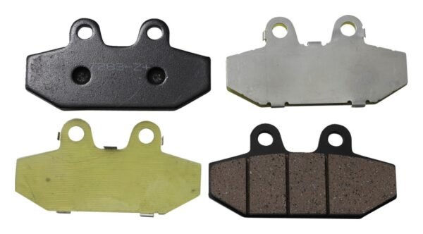 Lyndall Brakes Z-Plus Carbon / Aramid Rear Brake Pads For Harley