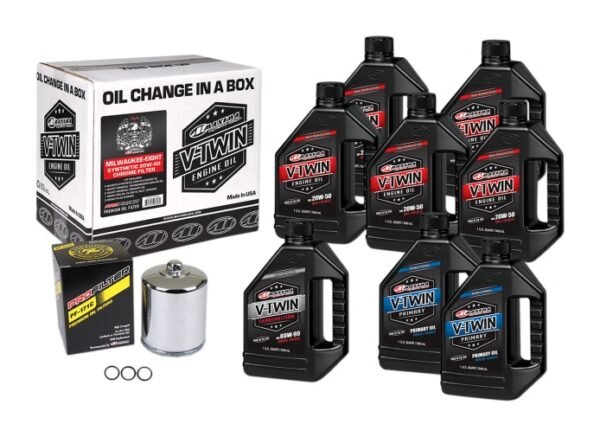 Maxima V-Twin Complete Oil Change Kit For Harley
