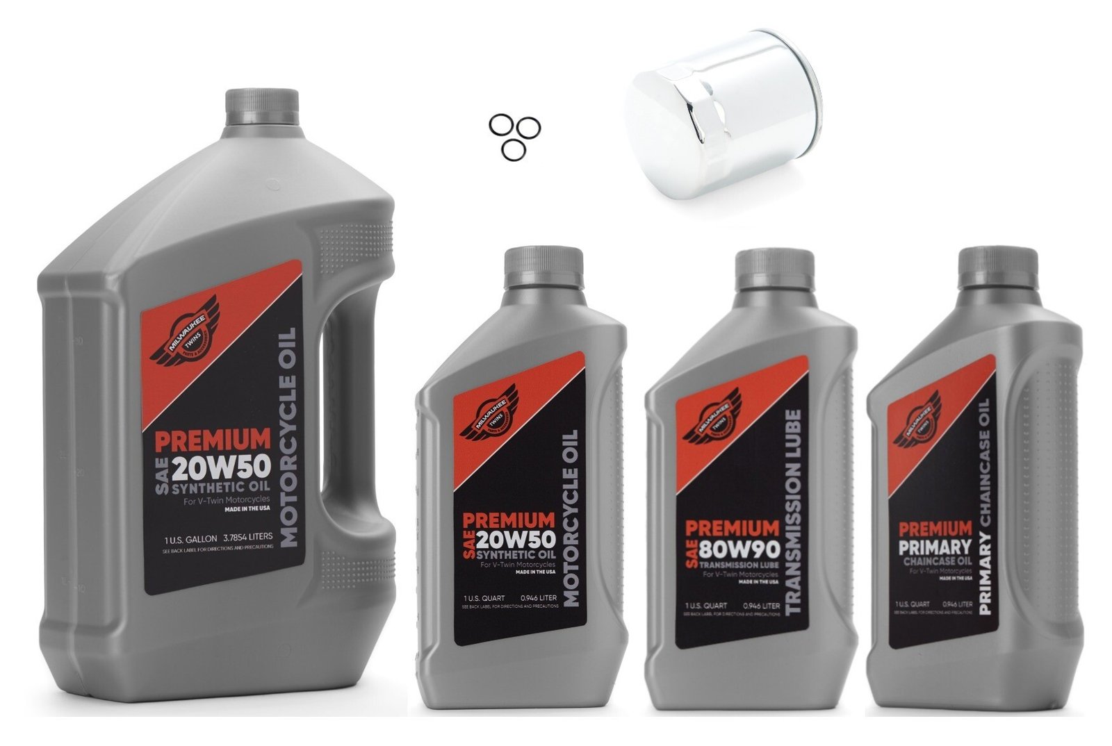 Milwaukee Twins Complete Oil Change Kit For Harley - Image 4