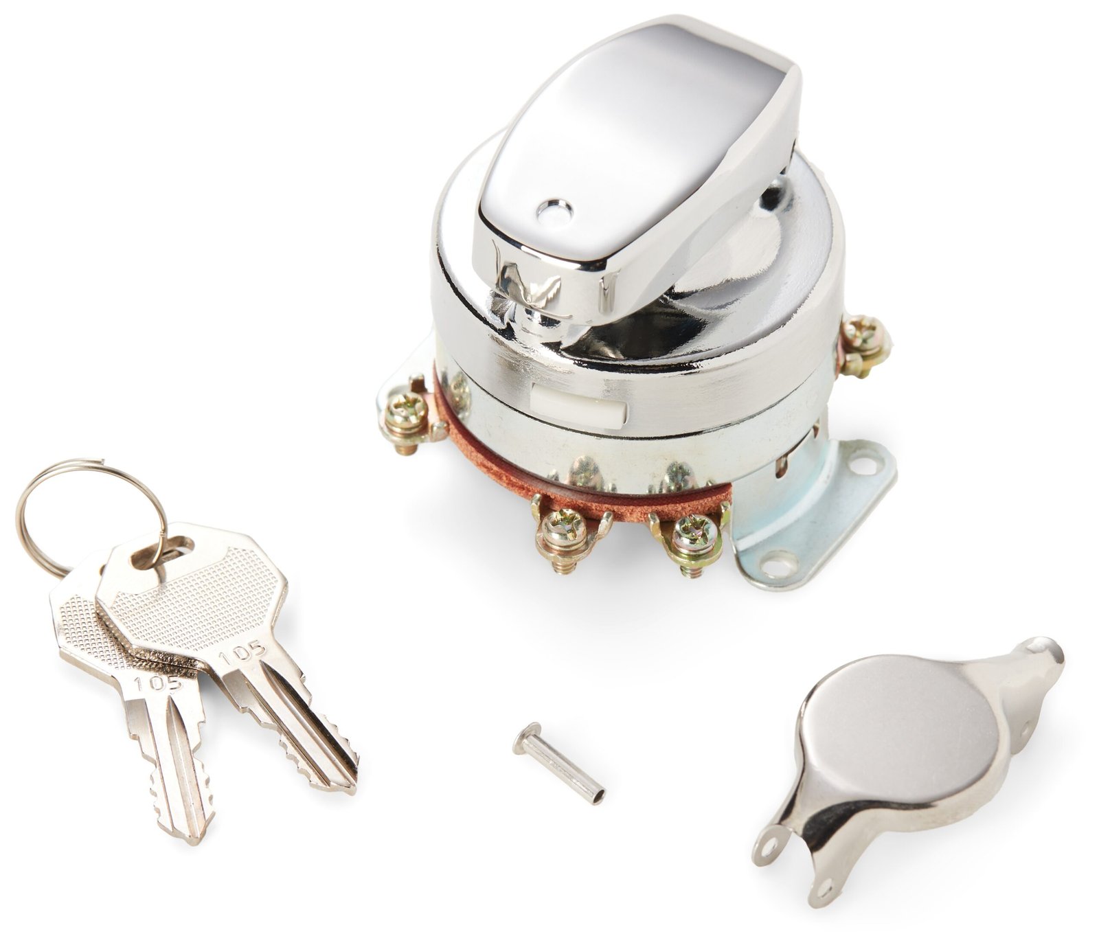 Milwaukee Twins Heavy Duty Ignition Switch For Harley Big Twin 1973-1995