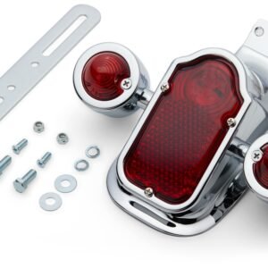 Milwaukee Twins LED Tombstone Taillight with Red Turn Signals