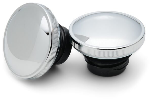 Milwaukee Twins Stock Style Gas Cap Set For Harley 1983-1995