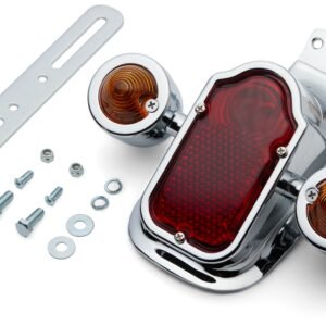 Milwaukee Twins Tombstone Taillight with Amber Turn Signals