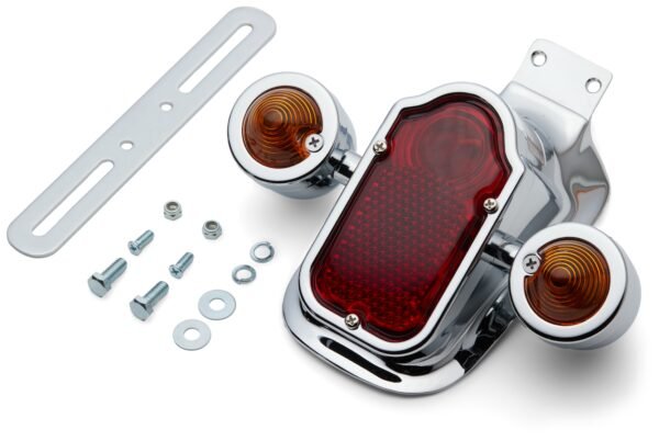Milwaukee Twins Tombstone Taillight with Amber Turn Signals