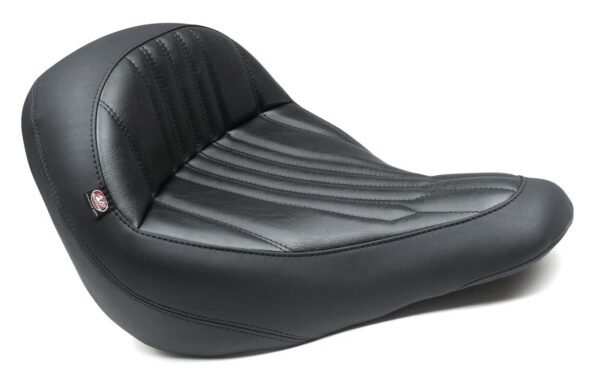 Mustang Standard Touring Dagger Stitch Solo Seat For Harley Softail Low Rider / Sport Glide 2018-2026